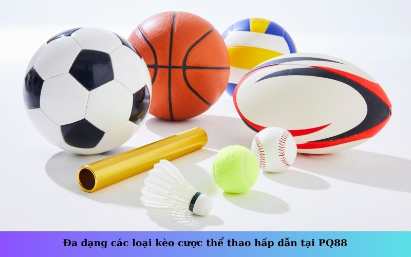 Đa dạng các loại kèo cược thể thao hấp dẫn tại PQ88